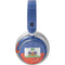 Haiti Flag Distressed Surface Headphones Skin